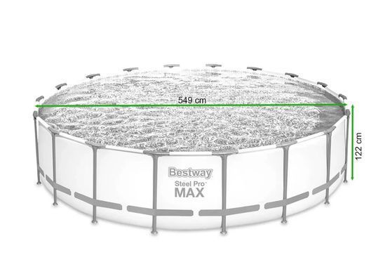 Басейн сімейний каркасний круглий Steel Pro Max Bestway 56462