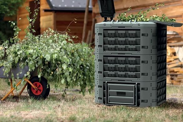 Садовый компостер Prosperplast Compogreen Vario 950 л Серый