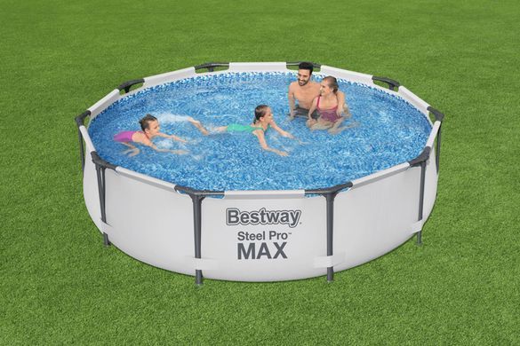 Круглий басейн на каркасі Steel Pro Max Bestway 56406