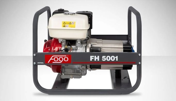 Бензиновий генератор 4 кВт Fogo FH5001