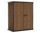Садовый шкаф для хранения Deco Vertical 1400L 2 полки Venetian Brown Keter