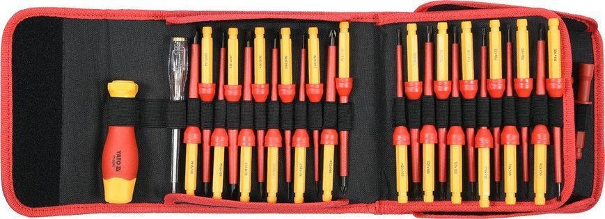 YATO ВИКРУТКИ ІЗОЛ.+НАСАДКИ КОМП.50шт. 28293