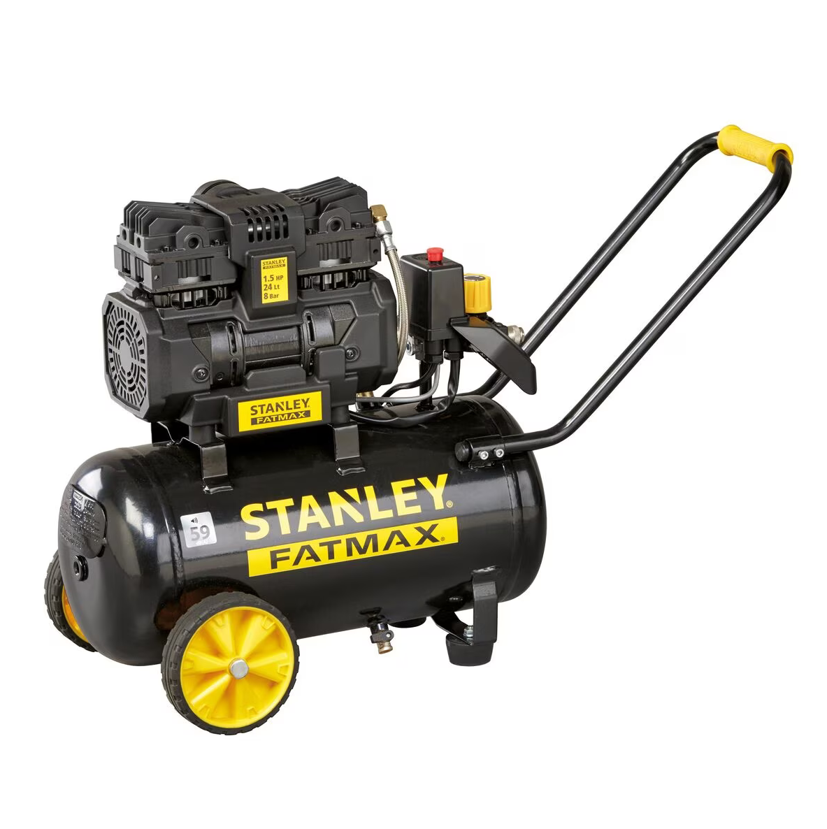 Компрессор безмасляный Stanley Fatmax B2CC304STF580, 24 л, 1,5 л.с., 8 бар, 160 л/мин