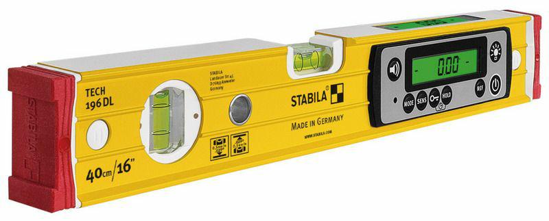 Уровень электронный STABILA TECH 196DL 40 см IP67, точность ±0,05°