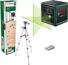 Лазерный нивелир Bosch Quigo Green Set + штатив 1,1 м