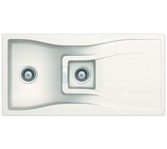 Кухонна мийка Schock Waterfall D-150 - полярний білий