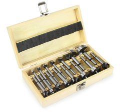 ФРЕЗИ ПО ДЕРЕВУ 15PCS / Сердечники - Сучкорізи 10-50mm