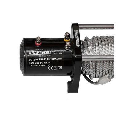 Лебедка автомобильная электрическая KD1564 9500LBS 12V