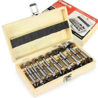 ФРЕЗИ ПО ДЕРЕВУ 15PCS / Сердечники - Сучкорізи 10-50mm