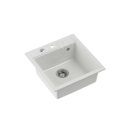Кухонна мийка Quadron HCQP5052BIK Peter 110 - білий