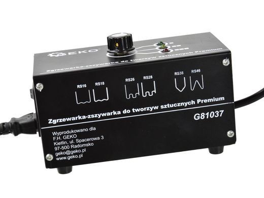 Комплект для ремонту пластмас Geko G81037