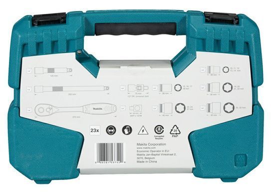 Набір насадок + ключ Makita 1/2"