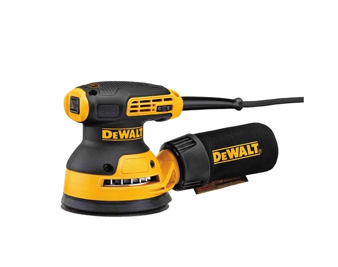 Эксцентриковая шлифмашина DeWALT DWE6423, 125 мм, 280 Вт, с пылеотводом