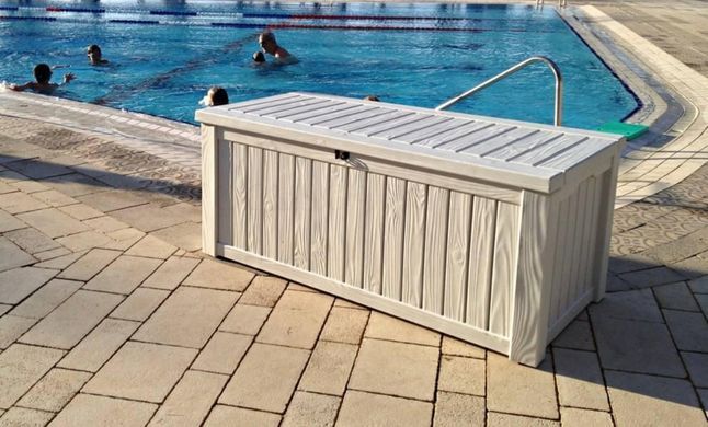 Садовый ящик сундук для террасы Rockwood Box Creme Keter