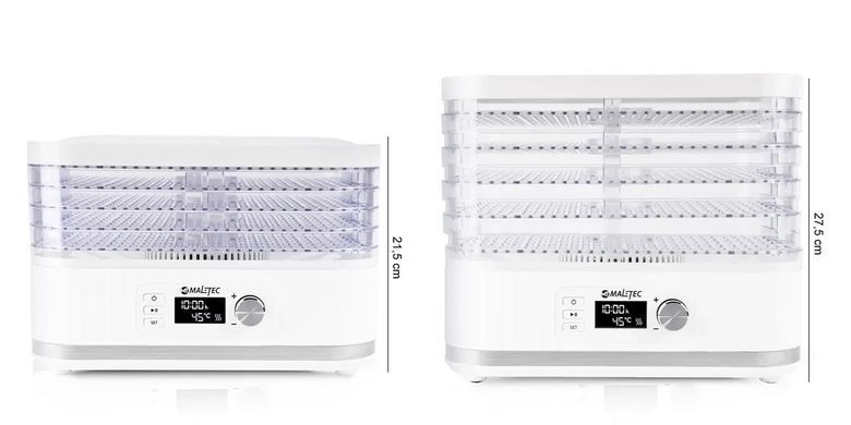 Сушарка для грибів, фруктів, овочів, їжі 450 Вт Maltec 110247