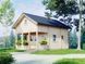 Дерев'яний будинок для дачі Kiryd 65 м&sup2; з терасою Nordenwood