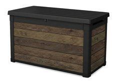 Садовый ящик для хранения пластиковый 380 л Walnut Keter