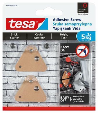 TESA Гвинт, що самоклеїться, на відкритому повітрі 5 кг/трикутник