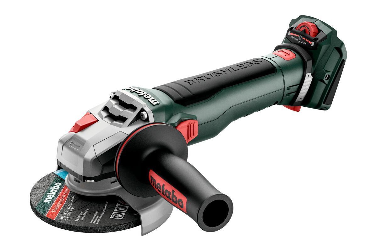 Болгарка угловая аккумуляторная 18 В METABO WVB 18 LT BL, диск 125 мм