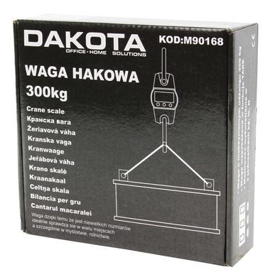 Електронні кранові ваги 300 кг DAKOTA Mar-Pol M90168