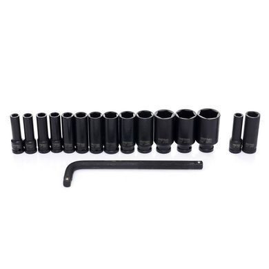 Набір ударних головок 1/2" 10-32 мм 16 шт Kraft&Dele KD11755