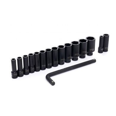 Набір ударних головок 1/2" 10-32 мм 16 шт Kraft&Dele KD11755