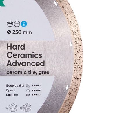 DISTAR ТАРІЛЬЧАСТИЙ ДИСК HARD CERAMICS ADVANCED 250 x 1,5 x 10 x 25,4