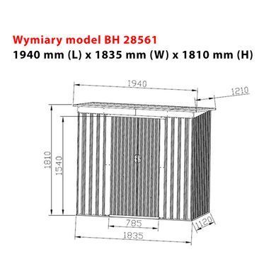 Будиночок для інструментів Bass Polska BH 28561
