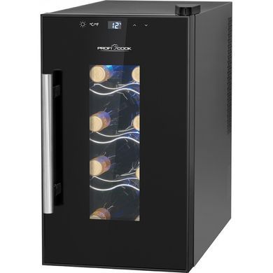 Винний холодильник вітрина 23 л 8 пляшок ProfiCook PC-WK 1232