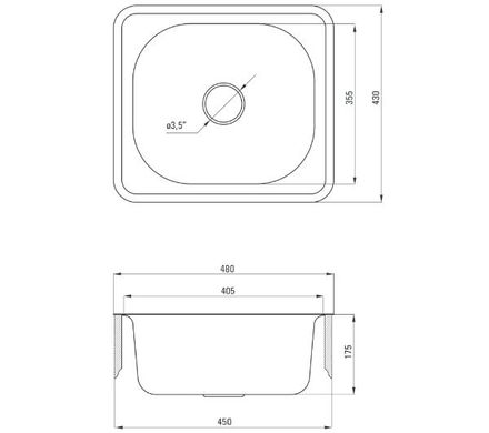 Кухонна мийка Deante DOPPIO ZEN 0103 сталь - вбудована в стільницю