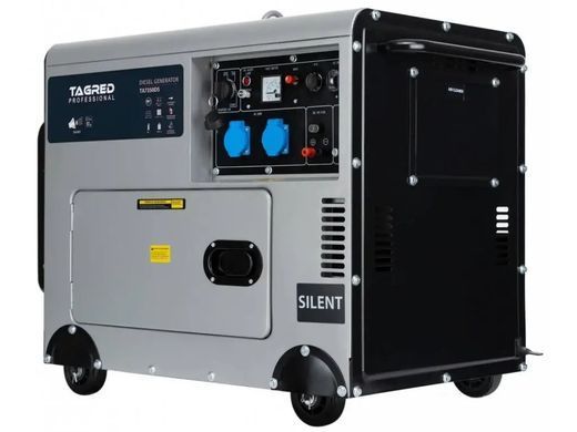 Дизельный электрогенератор 5000 Вт Tagred TA7350DS
