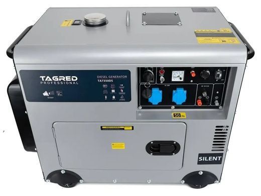 Дизельный электрогенератор 5000 Вт Tagred TA7350DS