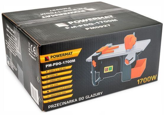 Электрический плиткорез 1700 Вт PM-PDG-1700M Powermat