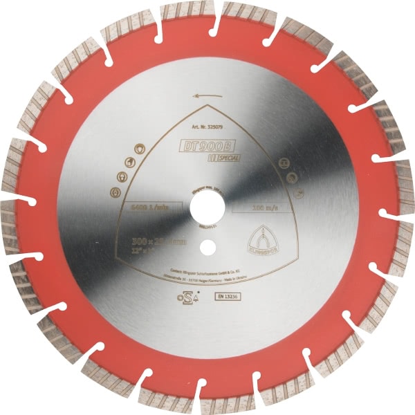 Диск алмазный сегментный Klingspor DT900B, вид 2