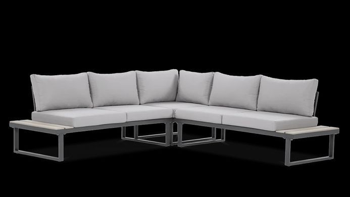 Комплект садових меблів з металу Focus Garden Emerson Light Grey