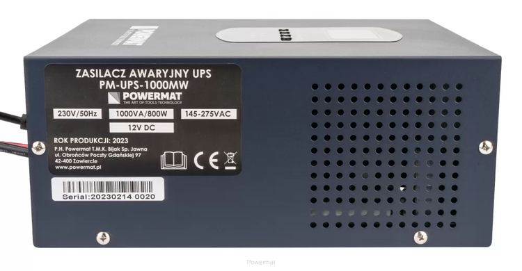 Аварийный источник питания UPS LCD 1000VA 800W PM-UPS-1000MW