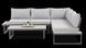 Комплект садових меблів з металу Focus Garden Emerson Light Grey