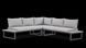 Комплект садових меблів з металу Focus Garden Emerson Light Grey