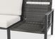 Металеві меблі для тераси Furrore Lotus Caffe Dark Grey