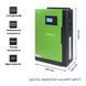Гібридний інвертор Qoltec Solar Off-Grid 5,5 кВт | 100А | 48 В | MPPT