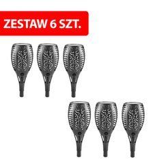 Светодиодные солнечные садовые фонари (факелы) набор из 6 шт. Bass Polska ВН 12780-SET6