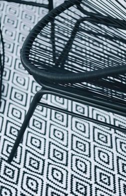 Набір садових меблів для тераси чорний Maya Focus Garden