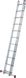 Алюминиевая раздвижная лестница KRAUSE CORDA 2x11 ступеней