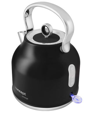 Электрический чайник из нержавеющей стали Concept RK3334 1,7 л RETROSIGN черный