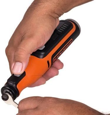 Багатофункціональний інструмент акумуляторний Black Decker гравер, набір 53 шт