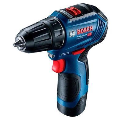 BOSCH ДРЕЛЬ-ШУРУПОВЕРТ УДАРНИЙ 12V GSB 12V-30 2x2,0Ah 30/17Nm BL ВАЛІЗА