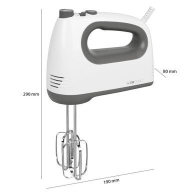 Ручний міксер 5 швидкостей 400 Вт Clatronic HM 3775