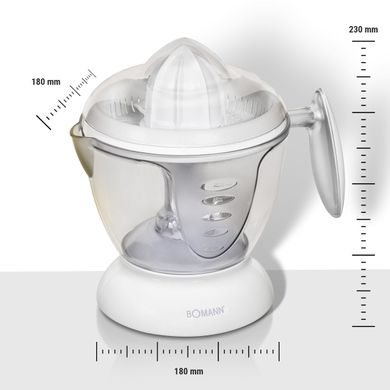 Пресс для цитрусовых (соковыжималка) Bomann ZP 1092 CB белый