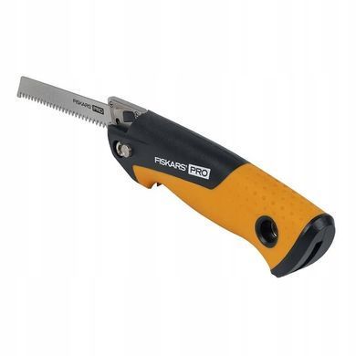 Пила складная компактная 15 см с двумя лезвиями Fiskars