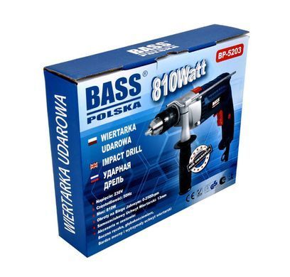 Ударная дрель 810 Вт Bass Polska 5203